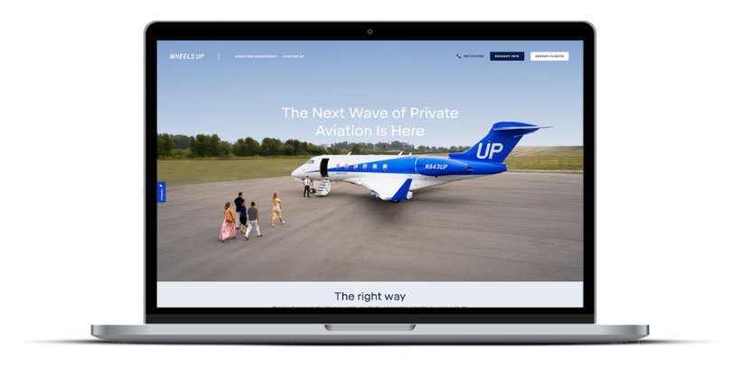 WheelsUp.com website